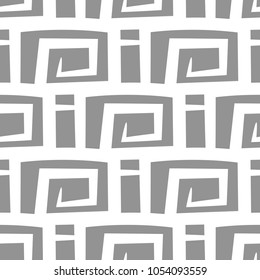 Abstract seamless pattern. Gray and white background for textile, wallpapers and fabrics