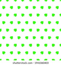 Abstract Seamless Pattern Green Doodle Geometric Figures Background Vector