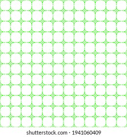 Resumen Patrón sin costura Doodle verde figuras geométricas vectores de fondo