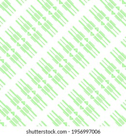 Resumen Patrón sin soldadura Vector de fondo de cartón verde