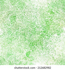 Abstract seamless pattern with green spots