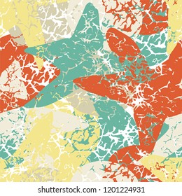 Abstract seamless pattern. Grunge background.