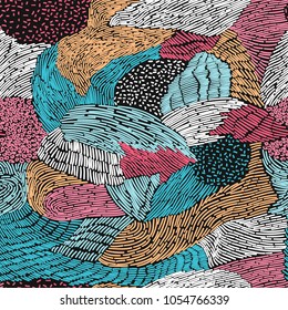 Abstract seamless pattern. Grunge design
