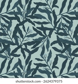 Abstractas patrón sin fisuras. Grunge palmeras siluetas fondo de textura transparente. Ilustración exótica para el diseño de verano, tela de baño de playa, Fondo de pantalla.