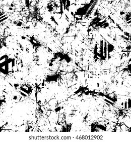 Abstract Seamless Pattern. Grunge texture vector.