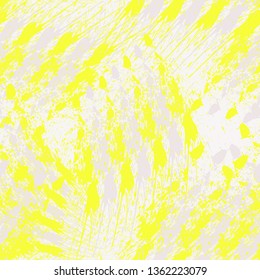 Abstract seamless pattern with grunge urban elements, brush, shabby lines, dots. Textured repeated backdrop.