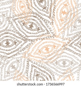 Abstract seamless pattern with hand drawn decorations, design element. Can be used for invitations, greeting cards, scrapbooking, print, gift wrap, manufacturing, planner cover