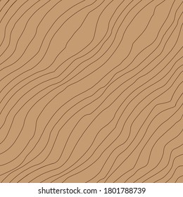 Resumen de patrón sin fisuras, dibujado a mano, geométrico. Fondo marrón, diseño para textiles, papel pintado, productos impresos. Ilustración del vector