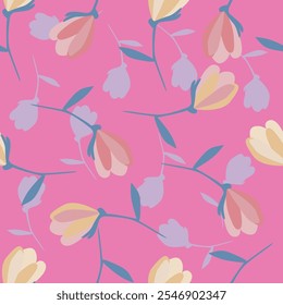 Abstrato padrão sem emenda com mão desenhado vintage groovy margaridas flores. design y2k. Estilo dos anos 60, 70 e 80