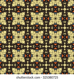 Abstract seamless pattern. 
Hand drawn multicolor ornamental wallpaper or textile pattern in vector format.
