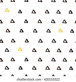 Abstract seamless pattern. Hand drawn elements. Background, cover.