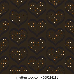 Abstract Seamless Pattern . Heart Pattern . Seamless Pattern with Hearts . Colorful Pattern . Vector Seamless Pattern . Valentine's Day Seamless Pattern.