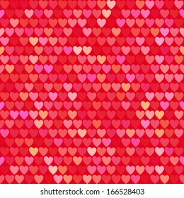 abstract seamless pattern with hearts