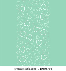 abstract seamless pattern of hearts. For prints, cards, invitations, birthday, holidays, party, celebration, wedding, Valentine's day. Vector illustration.