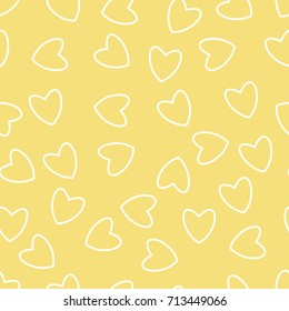 abstract seamless pattern of hearts. For prints, cards, invitations, birthday, holidays, party, celebration, wedding, Valentine's day. Vector illustration.