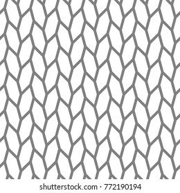 Abstract seamless pattern of hexagons. Motion and interlocking geometric forms.