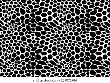 Abstract seamless pattern with honeycombs