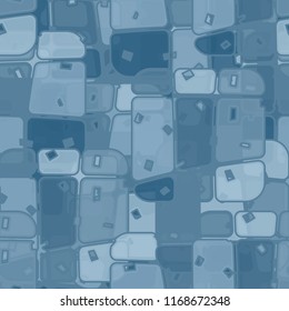 Abstract seamless pattern of ice colors.