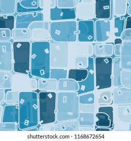 Abstract seamless pattern of ice colors.