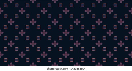 Abstract seamless pattern illustration. Background texture in geometric ornamental style