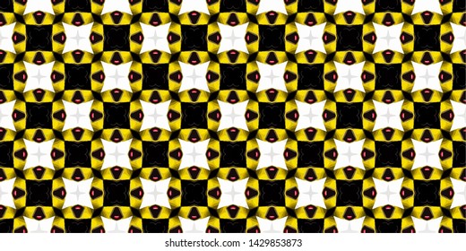 Abstract seamless pattern illustration. Background texture in geometric ornamental style