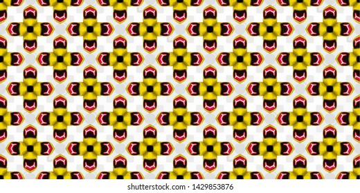 Abstract seamless pattern illustration. Background texture in geometric ornamental style