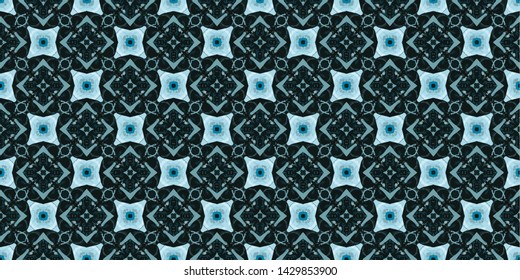 Abstract seamless pattern illustration. Background texture in geometric ornamental style