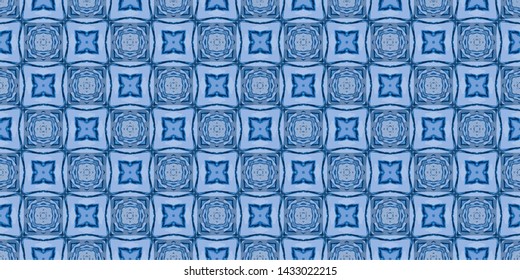 Abstract seamless pattern illustration. Background texture in geometric ornamental style