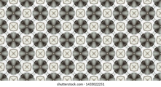 Abstract seamless pattern illustration. Background texture in geometric ornamental style
