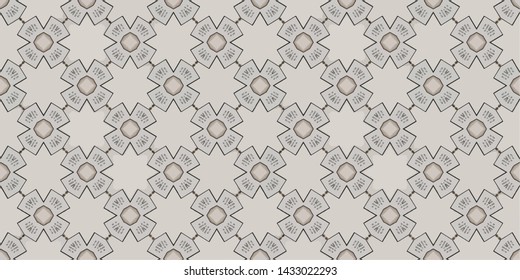 Abstract seamless pattern illustration. Background texture in geometric ornamental style