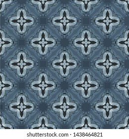 Abstract seamless pattern illustration. Background texture in geometric ornamental style