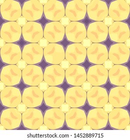 Abstract seamless pattern illustration. Background texture in geometric ornamental style