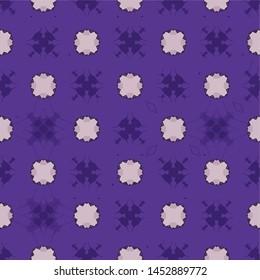 Abstract seamless pattern illustration. Background texture in geometric ornamental style