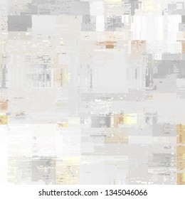 Abstract seamless pattern with imitation of a grunge dirty texture. White background. Vector image.