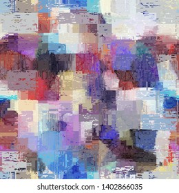 Abstract seamless pattern with imitation of a grunge dirty texture. Vector image.