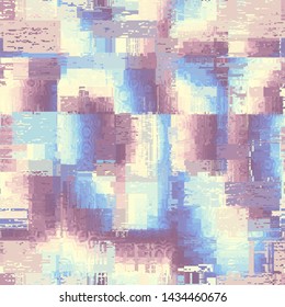 Abstract seamless pattern with imitation of a grunge dirty texture. Vector image.