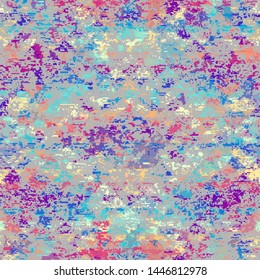 Abstract seamless pattern with imitation of a grunge dirty texture. Vector image.