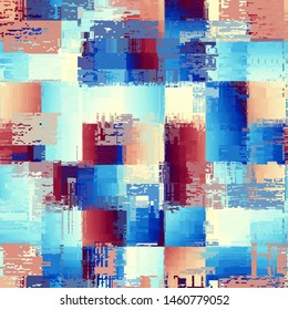 Abstract seamless pattern with imitation of a grunge dirty texture. Vector image.
