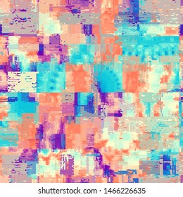 Abstract seamless pattern with imitation of a grunge dirty texture. Vector image.