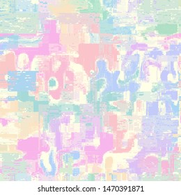 Abstract seamless pattern with imitation of a grunge dirty texture. Vector image.