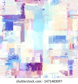 Abstract seamless pattern with imitation of a grunge dirty texture. Vector image.