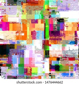 Abstract seamless pattern with imitation of a grunge dirty texture. Vector image.