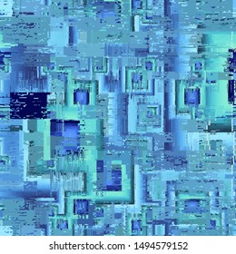 Abstract seamless pattern with imitation of a grunge dirty texture. Vector image.