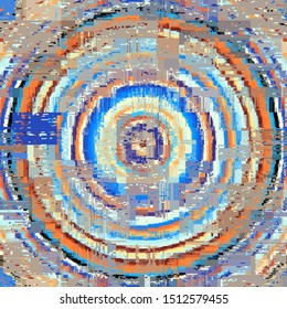 Abstract seamless pattern with imitation of a grunge dirty texture. Vector image.