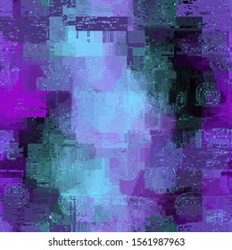 Abstract seamless pattern with imitation of a grunge dirty texture. Vector image.