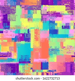 Abstract seamless pattern with imitation of a grunge dirty texture. Vector image.