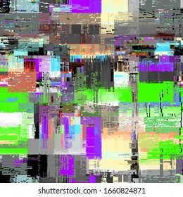 Abstract seamless pattern with imitation of a grunge dirty texture. Vector image.