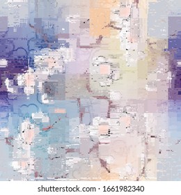 Patrón abstracto sin fisuras con la imitación de una textura sucia gruesa. Imagen vectorial.