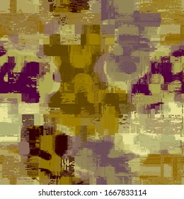 Abstract seamless pattern with imitation of a grunge dirty texture. Vector image.