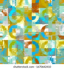 Patrón abstracto sin fisuras con la imitación de una textura sucia gruesa. Imagen vectorial.